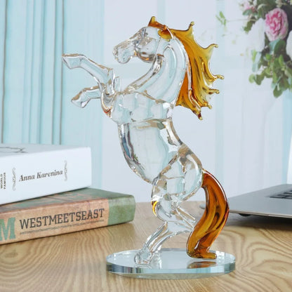 Crystal Horse Figurine