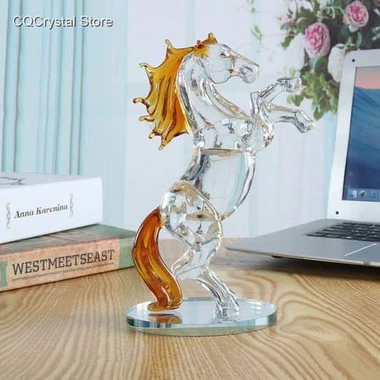 Crystal Horse Figurine