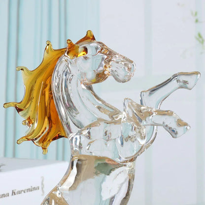 Crystal Horse Figurine