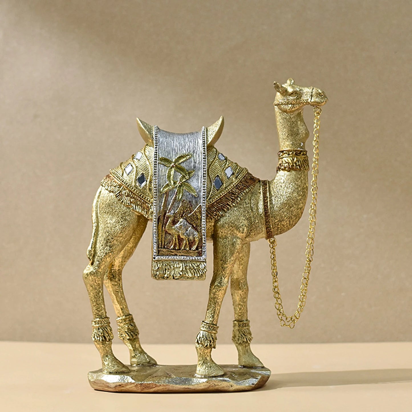 Golden Camel Figurine