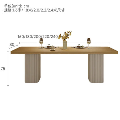 Cream Style Modern Simplicity Luxury Dining Tables High-end Designer Island