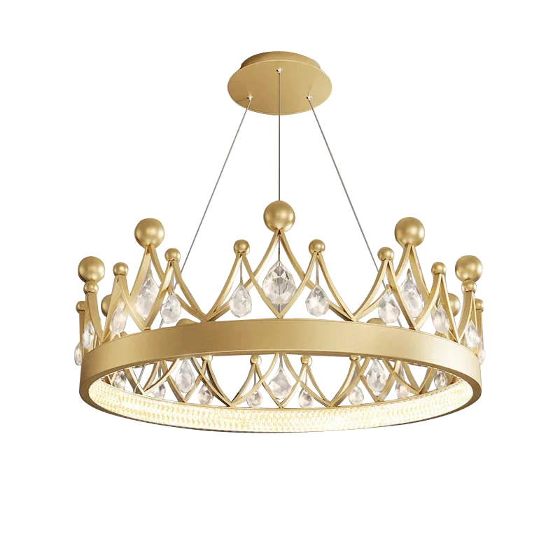 Crystal Crown Light Luxury Lamp