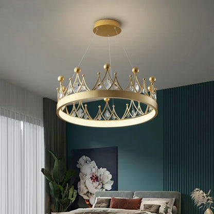 Crystal Crown Light Luxury Lamp