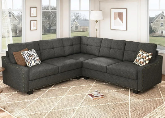 Convertible Sectional Sofa L Shaped Reversible Sectional Couch