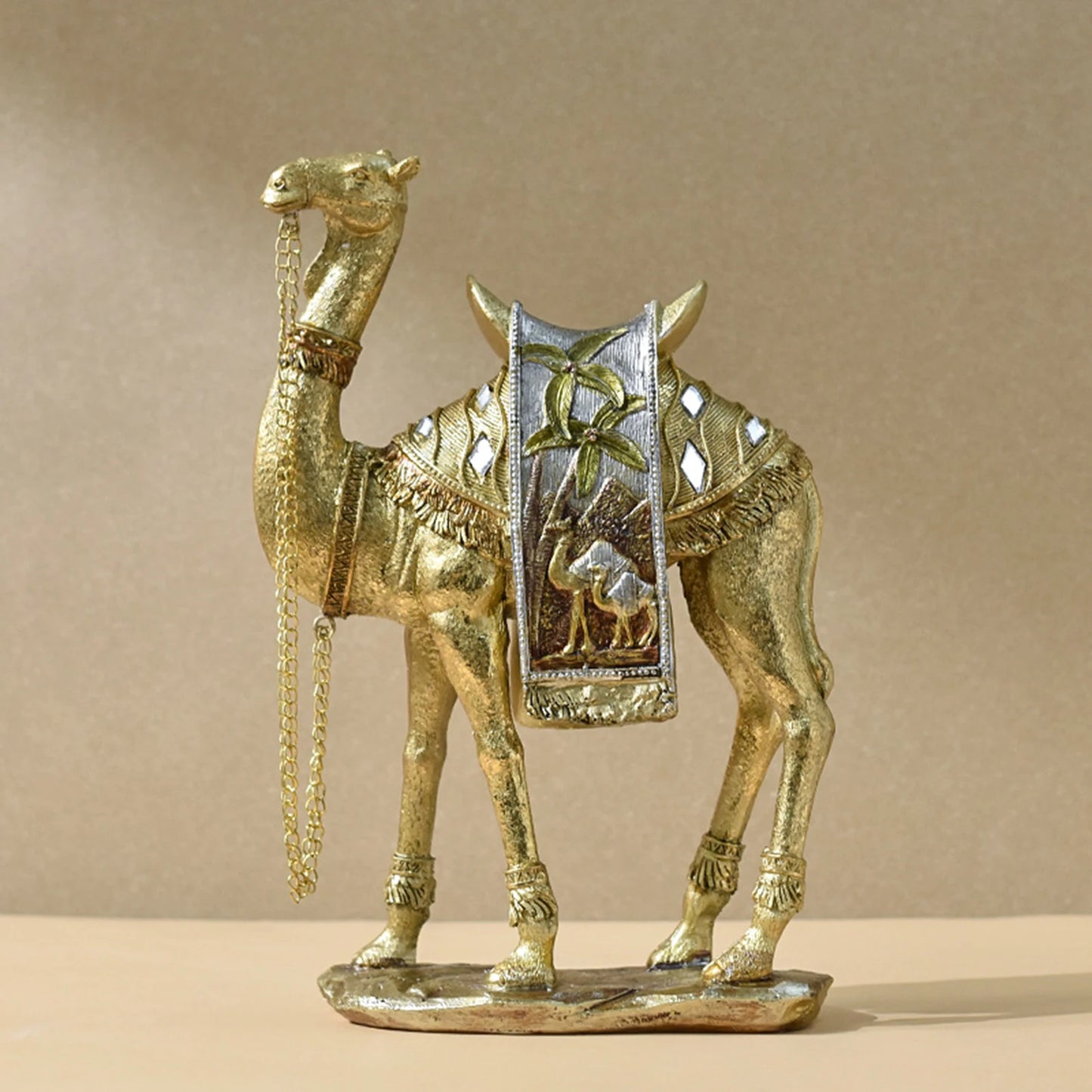 Golden Camel Figurine