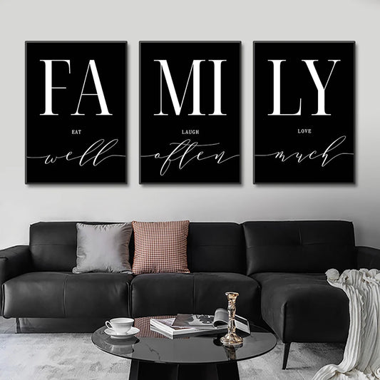 3pcs/set Home Decoration Luxury Living Room Pictures Decorative Painting