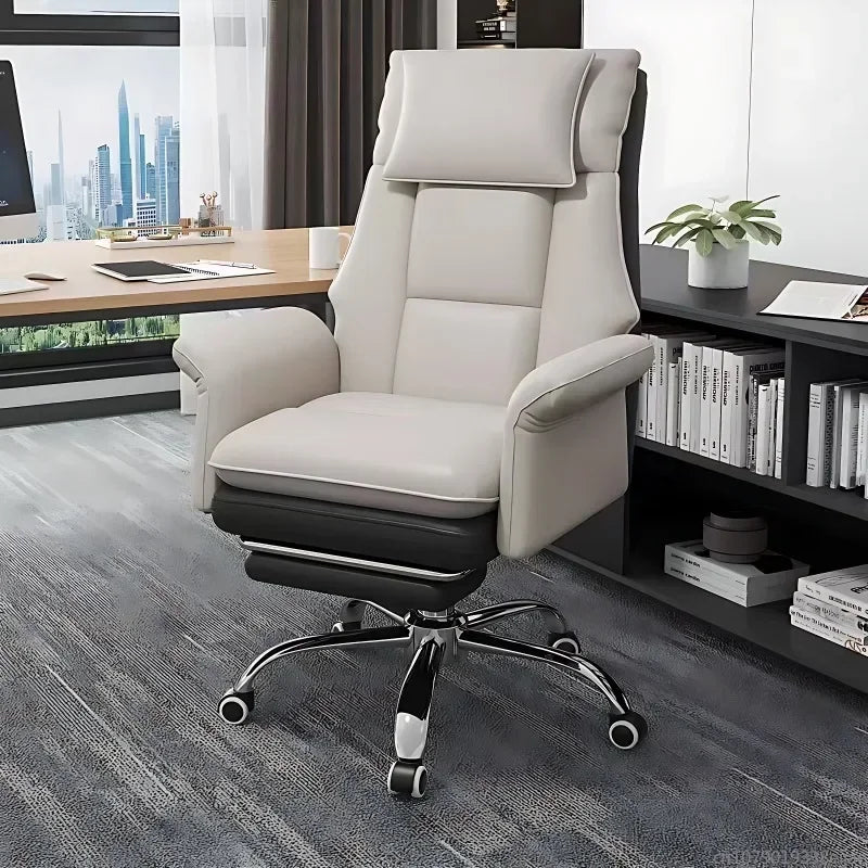 Comfortable Backrest Computer Chair, Lifting and Rotating Office Chair